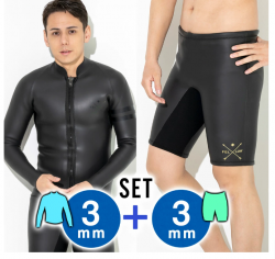 FELLOW 일본 서핑 웻슈트 반바지+타파  3mm  납기 약 12일 송료무료