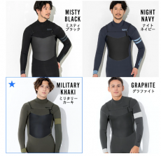 FELLOW 일본 서핑 웻슈트 풀슈트 체스트집  3mm  4종류  납기 약 12일 송료무료